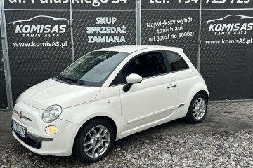 Fiat 500 1.2B 69KM 2009r * el szyby klimatyzacja grzane fotele *