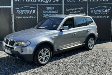 BMW X3 2.0D 177KM 2008r * Skóry Czujniki parkowania automat *