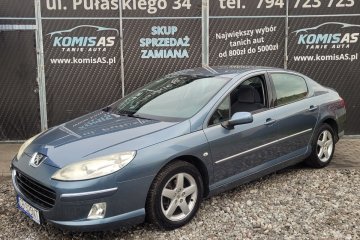Peugeot 407 2.0 benzyna * Automat Elektryka Klimatyzacja Idealny stan