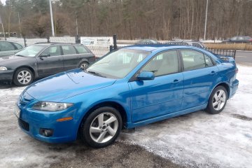 Mazda 6 2.3B 165KM 2006 * el szyby klima jasne wnętrze zimówki * TORUŃ