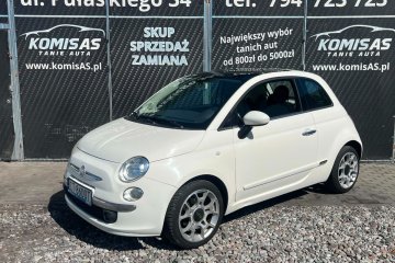 Fiat 500 1.2B 69KM 2010r * el szyby klimatyzacja opony wielos *
