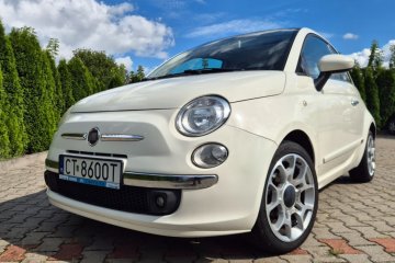 Fiat 500 1.2B 69KM 2010r * el szyby klimatyzacja opony wielos *