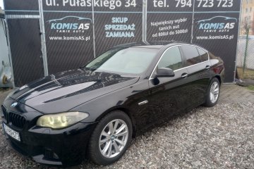 BMW 520d F10 184KM 2011r Klimatyzacja Automat Tempomat Jasne Skóry